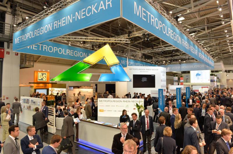 Stand der Metropolregion Rhein-Neckar auf der der EXPO REAL 2018